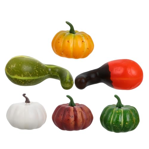 Warmhm 6 Stück Simulationskürbismodell Kürbisse Kürbis- Fake Kürbis Kürbisstiele Thanksgiving - Kürbis Handwerk Kleiner Kürbis Calabacin Weißes Kürbisdekor Eichelkürbis Schaum Warmhm 6 Stück Simulationskürbismodell Kürbisse Kürbis- Fake Kürbis Kürbisstiele Thanksgiving - Kürbis Handwerk Kleiner Kürbis Calabacin Weißes Kürbisdekor Eichelkürbis Schaum von Warmhm