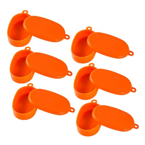 Warmhm 6 Stück Simulierte Mini-Lunchbox Puppe Party Container Körbe Behälter Korb Deko Lunch-Box Brotdose DIY Hintergrundversorgung Landschaftsschmuck Plastik Orange Warmhm 6 Stück Simulierte Mini-Lunchbox Puppe Party Container Körbe Behälter Korb Deko Lunch-Box Brotdose DIY Hintergrundversorgung Landschaftsschmuck Plastik Orange von Warmhm