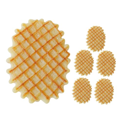 Warmhm 6 Stück Simulierte Waffelkekse Bäckerei Foto Requisiten Künstliche Bäckerei Waffel Simulationswaffel Künstliches Waffelmodell Gefälschte Waffeldekoration Simulierte Warmhm 6 Stück Simulierte Waffelkekse Bäckerei Foto Requisiten Künstliche Bäckerei Waffel Simulationswaffel Künstliches Waffelmodell Gefälschte Waffeldekoration Simulierte von Warmhm