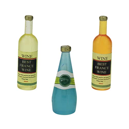 Warmhm 6 Stücke Harz Wein Flaschen Mini Jungen Und Mädchen Wein Flaschen Spielzeug von Warmhm