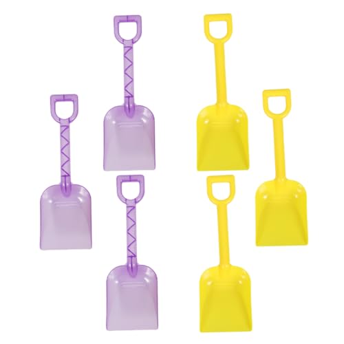 Warmhm 6 Stück Strandschaufel Bausätze Schaufeln Strandspaten Für Kleine Schneeschaufel Strandspaten Mit Stiel Sandschaufel Sandkastenschaufel Pp von Warmhm