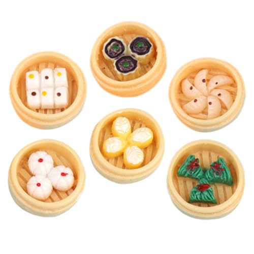 Warmhm 6stücke Teiliges Mini Dampfnudeln Deko Realistische Spielzeug Lebensmittel Für Puppenhaus Fotografie Und Lehrmaterial Hochwertige Harzminiaturen Warmhm 6stücke Teiliges Mini Dampfnudeln Deko Realistische Spielzeug Lebensmittel Für Puppenhaus Fotografie Und Lehrmaterial Hochwertige Harzminiaturen von Warmhm