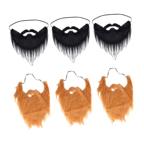 Warmhm 6 Stück Teiliges Halloween Fake mit Schwarzen und Braunen Schnurrbärten Lustige Realistische Perücken Requisiten für Kostümparty Maskerade Rollenspiel und Karneval Warmhm 6 Stück Teiliges Halloween Fake mit Schwarzen und Braunen Schnurrbärten Lustige Realistische Perücken Requisiten für Kostümparty Maskerade Rollenspiel und Karneval von Warmhm