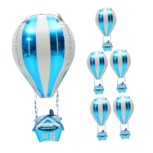 Warmhm 6 Stück Teiliges Heißluftballon Deko für Kindergeburtstag Aluminiumfolie Aufblasbare Hängedekoration für Reisen Themenparty Langlebig und Auffällig Warmhm 6 Stück Teiliges Heißluftballon Deko für Kindergeburtstag Aluminiumfolie Aufblasbare Hängedekoration für Reisen Themenparty Langlebig und Auffällig von Warmhm