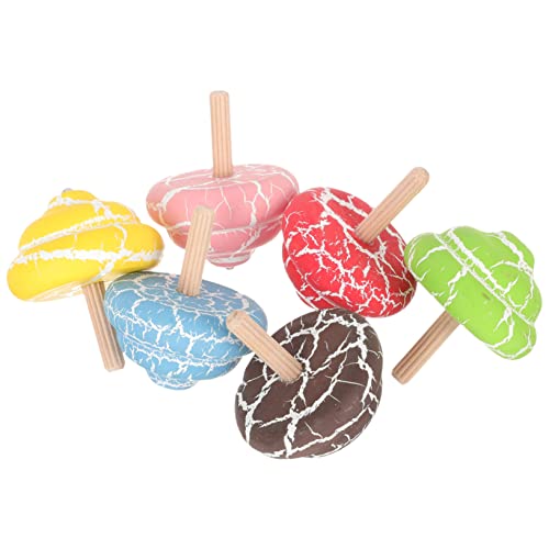 Warmhm 6 Stück Teiliges Holz Gyroskop für Holz Pädagogisches für Jungen für Partygeschenke und Kreative Spielstunden Warmhm 6 Stück Teiliges Holz Gyroskop für Holz Pädagogisches für Jungen für Partygeschenke und Kreative Spielstunden von Warmhm