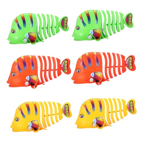 Warmhm 6 Stück Teiliges Interaktives Aufzieh Fischspielzeug Farbenfrohe Cartoon Fische für Badewanne Fördert Motorische Fähigkeiten und Hand Augen Koordination und Langlebig für Warmhm 6 Stück Teiliges Interaktives Aufzieh Fischspielzeug Farbenfrohe Cartoon Fische für Badewanne Fördert Motorische Fähigkeiten und Hand Augen Koordination und Langlebig für von Warmhm