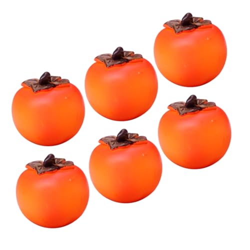 Warmhm 6 Stück Teiliges Künstliche Mini Früchte Dekoration Realistische Persimmon Modelle für Puppenhaus Fotografie und Frühkindliche Bildungsspielzeug Langlebig aus Harz Gefertigt Warmhm 6 Stück Teiliges Künstliche Mini Früchte Dekoration Realistische Persimmon Modelle für Puppenhaus Fotografie und Frühkindliche Bildungsspielzeug Langlebig aus Harz Gefertigt von Warmhm