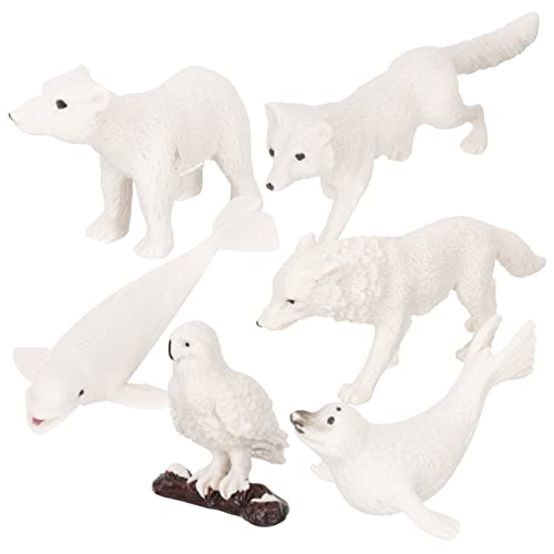 Warmhm 6 Stück Teiliges Wildtiere Modelle Lernspielzeug Realistische Tierfiguren für Kreatives Tieren Warmhm 6 Stück Teiliges Wildtiere Modelle Lernspielzeug Realistische Tierfiguren für Kreatives Tieren von Warmhm
