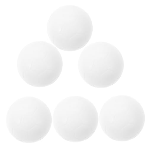 Warmhm 6 Stück Tischfußball Bälle Ersatz für Tischspiel Mini Fußball für Erwachsene Kompatibel mit Standard Tischfußballspielen Praktische Spielzeugzubehörteile Warmhm 6 Stück Tischfußball Bälle Ersatz für Tischspiel Mini Fußball für Erwachsene Kompatibel mit Standard Tischfußballspielen Praktische Spielzeugzubehörteile von Warmhm