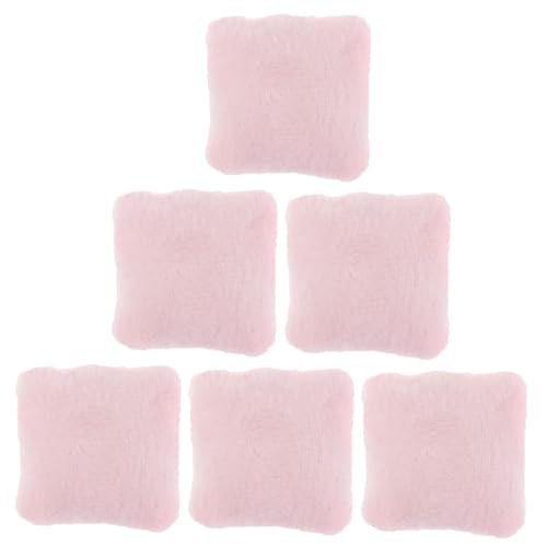 Warmhm Puppenhaus Kissen Set 6 Stücke 112 Miniatur Mini Weiche Samt Mini Sofa Zurück Kissen von Warmhm