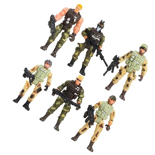 Warmhm 6 Stücke Militärsoldatenmodell Männerspielzeug Für Jungen Militärisches Kindersoldatenfiguren Soldatenfiguren Kindersoldatenstatue Soldatenmodelle Green Plastik Warmhm 6 Stücke Militärsoldatenmodell Männerspielzeug Für Jungen Militärisches Kindersoldatenfiguren Soldatenfiguren Kindersoldatenstatue Soldatenmodelle Green Plastik von Warmhm