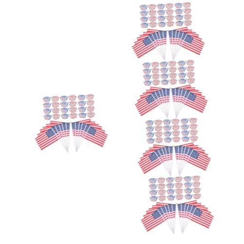 Warmhm 60 Sätze Brille Der Amerikanischen Flagge Weihnachtsdekorationen Patriotische Flagge Patriotische Shutterbrille Us-flaggen- Zum Gedenktag Plastik von Warmhm