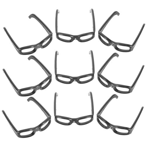 Warmhm 60 Stück Mini-Brille Zubehör Puppenbrillen Zum Basteln Puppe Puppengläser Zum Basteln Miniaturen Zum Ankleiden Von Puppen Bausätze Black Plastik Warmhm 60 Stück Mini-Brille Zubehör Puppenbrillen Zum Basteln Puppe Puppengläser Zum Basteln Miniaturen Zum Ankleiden Von Puppen Bausätze Black Plastik von Warmhm
