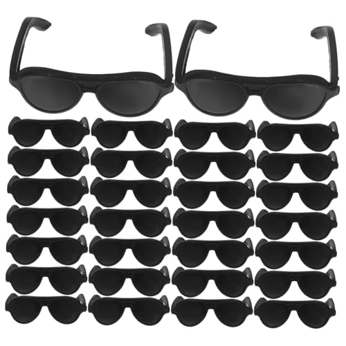 Warmhm 60 Stück Mini- Für Mädchen Hoch Babypuppe Zubehör Realistisch Und Mini-Puppen Kleine Puppen Puppenbrillen Puppenbrille Puppe DIY Dress-up Plastik von Warmhm