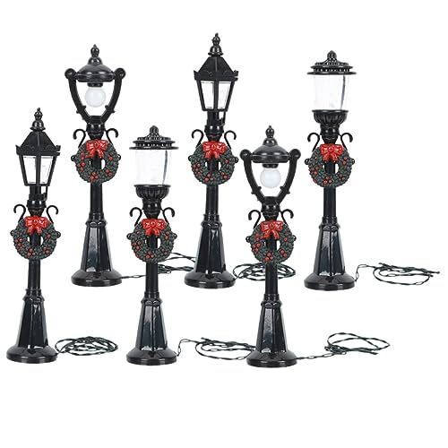 Warmhm 6Stücke Straßenlaternen Teilig Schwarze Deko Lampen Für Puppenhaus Und Mikro Landschaftsbeleuchtung Für Kreative DIY Projekte Und Szenen Warmhm 6Stücke Straßenlaternen Teilig Schwarze Deko Lampen Für Puppenhaus Und Mikro Landschaftsbeleuchtung Für Kreative DIY Projekte Und Szenen von Warmhm