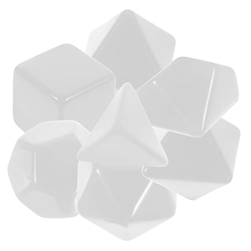 Warmhm 7 Stück Blank Würfel aus Kunststoff für Selbstgemacht Geschichtenwürfel Mehrseitige Spielwürfel Bastelzubehör für Familie und Freunde für Brettspiele und Kreative Projekte Warmhm 7 Stück Blank Würfel aus Kunststoff für Selbstgemacht Geschichtenwürfel Mehrseitige Spielwürfel Bastelzubehör für Familie und Freunde für Brettspiele und Kreative Projekte von Warmhm