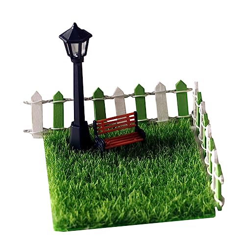 Warmhm 7 Stück Parkstuhlabdeckung Für Straßenlaterne Zaundekorationen Miniatur Feengartendekor Mini-Rasen Stuhlverzierung Mini -Bank Mini-straßenlaterne Kinderspielzeug Holz Warmhm 7 Stück Parkstuhlabdeckung Für Straßenlaterne Zaundekorationen Miniatur Feengartendekor Mini-Rasen Stuhlverzierung Mini -Bank Mini-straßenlaterne Kinderspielzeug Holz von Warmhm