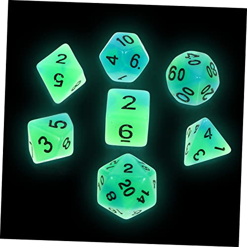 Warmhm 7 Stück Teiliges Leuchtendes Würfelset Farben Lustige Mehrseitige Dice für Partyspiele für Zuhause Bar und Veranstaltungen Einzigartiges Design für Kreative Spieler Warmhm 7 Stück Teiliges Leuchtendes Würfelset Farben Lustige Mehrseitige Dice für Partyspiele für Zuhause Bar und Veranstaltungen Einzigartiges Design für Kreative Spieler von Warmhm