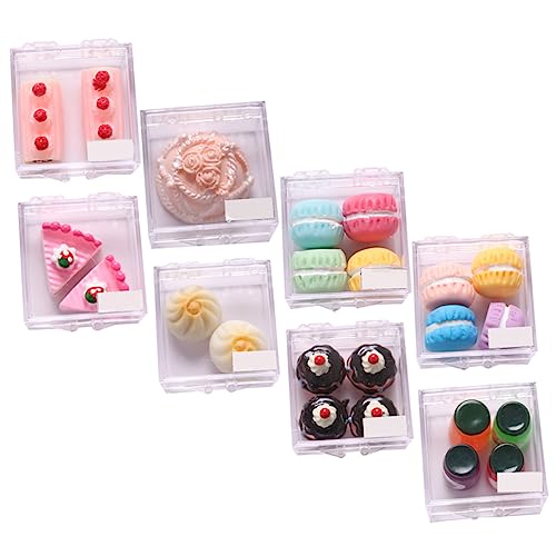 Warmhm Miniatur Dessert 8 Stück Kunstharz Dekorative Kleiner Kuchen Spielzeug Essen für Puppenhaus Realistische Lebensmittel Requisiten Heimdekoration Warmhm Miniatur Dessert 8 Stück Kunstharz Dekorative Kleiner Kuchen Spielzeug Essen für Puppenhaus Realistische Lebensmittel Requisiten Heimdekoration von Warmhm