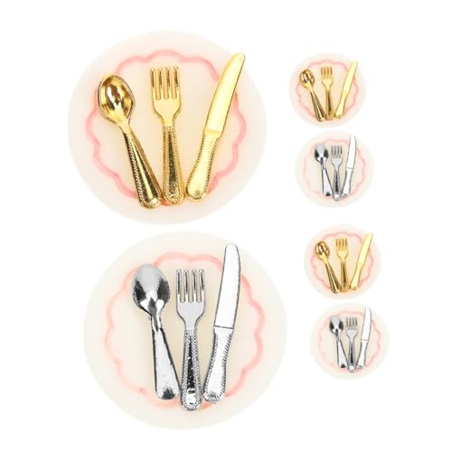 Warmhm Realistische Miniatur-Requisiten Für - Und Essszenen 8-teiliges Mini-utensilien-Set Für Die Puppenhaus-Dekoration Perfektes Mini- -küchenzubehör Warmhm Realistische Miniatur-Requisiten Für - Und Essszenen 8-teiliges Mini-utensilien-Set Für Die Puppenhaus-Dekoration Perfektes Mini- -küchenzubehör von Warmhm