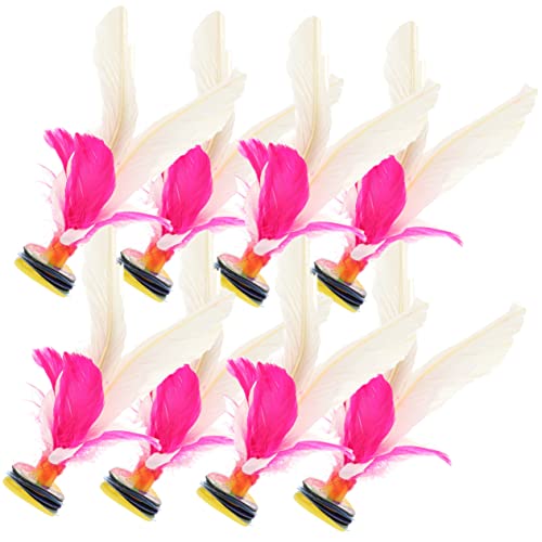 Warmhm 8 Stck. Teiliges Kick Shuttlecock Trainingsspielzeug für Erwachsene für Fitness Koordination und Motorik aus Strapazierfähigem Material Gefiedert von Warmhm