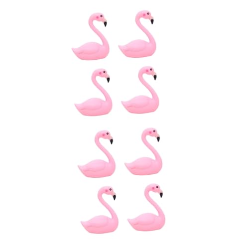 Warmhm 8 Stk Kinder Mini-spielzeug Autozubehör Auto-dekor Spielzeuge Puppenhaus-accessoire Spielzeug Für Kinder Auto-flamingo-dekor Kuchendekorationen Ornamente Wagen von Warmhm