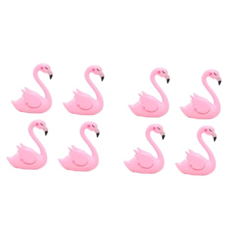 Warmhm 8 Stk Tortendeko Einschulung Kuchendekorationen Kuchen-flamingo-ornament Auto-ornament Auto-flamingo-dekor Kuchen Flamingo Dekor Requisiten Geburtstagskuchen von Warmhm