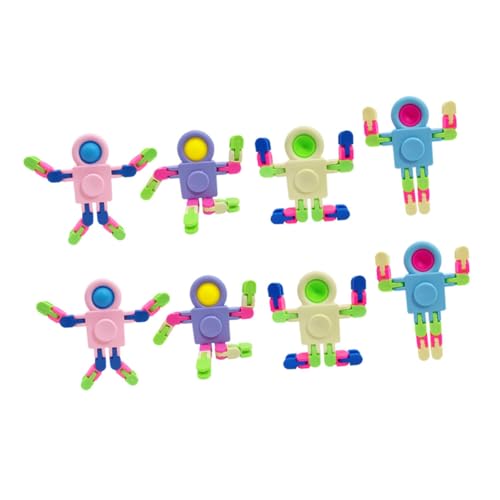 Warmhm 8 Stück Dekompressionsspielzeug zappeln sensorisch zappelt Schreibtischspielzeug für Coole Gadgets für Teenager Kinderspielzeug Fingerspielzeug Plastik von Warmhm