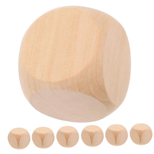 Warmhm 8 Stück Leere Leeres Brettspiel Farkle Dados Euchre- Beige Holz Warmhm 8 Stück Leere Leeres Brettspiel Farkle Dados Euchre- Beige Holz von Warmhm