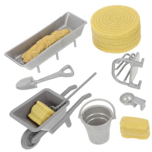 Warmhm 8 Stück Miniatur Farm Zubehör für Realistische Rollenspiele für Sandkasten und Spielplatz Leicht und Tragbar Fördert Kreativität und Spaß Warmhm 8 Stück Miniatur Farm Zubehör für Realistische Rollenspiele für Sandkasten und Spielplatz Leicht und Tragbar Fördert Kreativität und Spaß von Warmhm