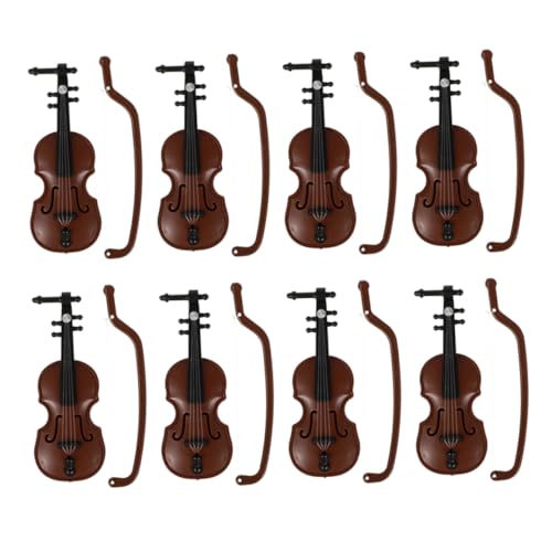 Warmhm 8 Stück Puppenhaus-Geige Simulation Geige Exquisiter Geigenschmuck Feines Geigenhandwerk Violine Handwerk Geigenmodell Aus Kunststoff Geige Aus Kunststoff Brown Plastik Warmhm 8 Stück Puppenhaus-Geige Simulation Geige Exquisiter Geigenschmuck Feines Geigenhandwerk Violine Handwerk Geigenmodell Aus Kunststoff Geige Aus Kunststoff Brown Plastik von Warmhm