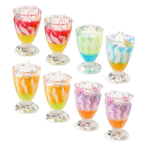 Warmhm 8 Stück Simulations- Küche Rollenspiel Mini-Dessert Miniatur -stütze Für Die Küche Mini- -Food- Miniatur-eisspielzeug Simulation Von Eiscreme-miniaturen Harz Warmhm 8 Stück Simulations- Küche Rollenspiel Mini-Dessert Miniatur -stütze Für Die Küche Mini- -Food- Miniatur-eisspielzeug Simulation Von Eiscreme-miniaturen Harz von Warmhm
