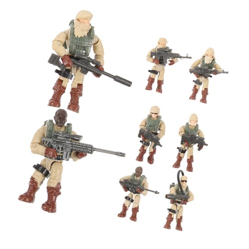 Warmhm 8 Stück Teiliges Miniaturfiguren Militärspielzeug mit Kleinen Soldaten Modellen für Sandtische Rollenspiele und Sammlungen und Vielseitig Einsetzbar Warmhm 8 Stück Teiliges Miniaturfiguren Militärspielzeug mit Kleinen Soldaten Modellen für Sandtische Rollenspiele und Sammlungen und Vielseitig Einsetzbar von Warmhm