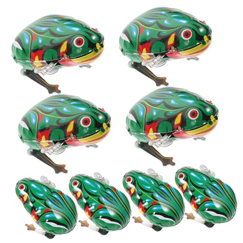 Warmhm 8 Stück Uhrwerk-Frosch- Frosch deko Toys for Kreatives Toys Playthings aufziehen aufziehbares Kinderspielzeug Eisen von Warmhm