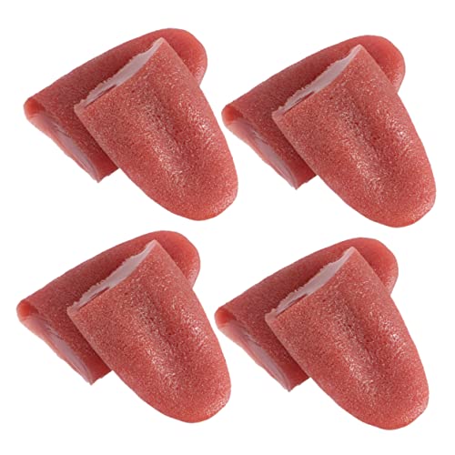 Warmhm 8 Stück falsche Zunge Praktisch Halloween-Requisiten beängstigend gruselig Stütze Erwachsene Halloween Dekoration Halloween-Dekoration lustiges Zungenmodelldekor Trickspielzeug von Warmhm