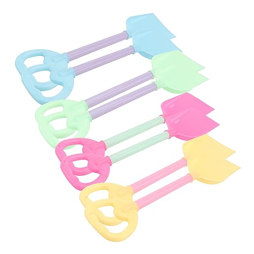 Warmhm 8Stücke Teiliges Sandspielzeug Bunte Sandschaufeln Für Strand Für Sandkasten Für Jungen Und Mädchen Zufällige Farben Und Designs von Warmhm