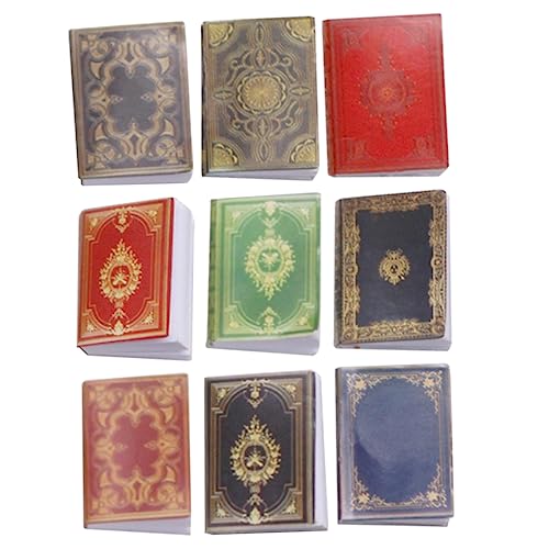 Warmhm 9 Stück Puppenhaus Bücher Miniatur-Buchmodell Spielspielzeug vorgeben Minibücher für puppenhaus Miniatur kleine Spielzeugbücher kleines Bücherset Papierstau Warmhm 9 Stück Puppenhaus Bücher Miniatur-Buchmodell Spielspielzeug vorgeben Minibücher für puppenhaus Miniatur kleine Spielzeugbücher kleines Bücherset Papierstau von Warmhm