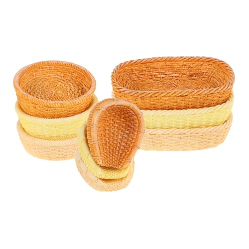 Warmhm 9 Stück Miniatur Lebensmittel und Getränkeflaschen für Puppenhäuser Geflochtener Weidenkorb Kleiner Picknickkorb Selbstgemacht Dekoration für Kreative Mikrolandschaften Warmhm 9 Stück Miniatur Lebensmittel und Getränkeflaschen für Puppenhäuser Geflochtener Weidenkorb Kleiner Picknickkorb Selbstgemacht Dekoration für Kreative Mikrolandschaften von Warmhm