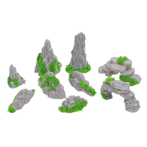 Warmhm 9 Stück Teiliges Miniatur Zen Garten Dekorationsset aus Widerstandsfähigem Harz Mini Bonsai Ornament für DIY Pflanzen Geeignet als Aquarium Terrarien und Schreibtisch Dekor Warmhm 9 Stück Teiliges Miniatur Zen Garten Dekorationsset aus Widerstandsfähigem Harz Mini Bonsai Ornament für DIY Pflanzen Geeignet als Aquarium Terrarien und Schreibtisch Dekor von Warmhm