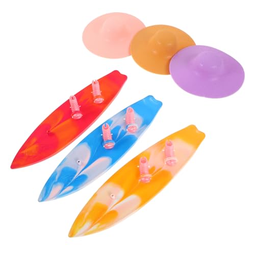 Warmhm 9 Teiliges Surfbrett Modell Für Strand Essentials Bodyboards Für Strandspielzeug Für Kleinkinder Surfer Strandspielzeug Finger Surfbrett Hunde Pool Schwimmhilfe von Warmhm