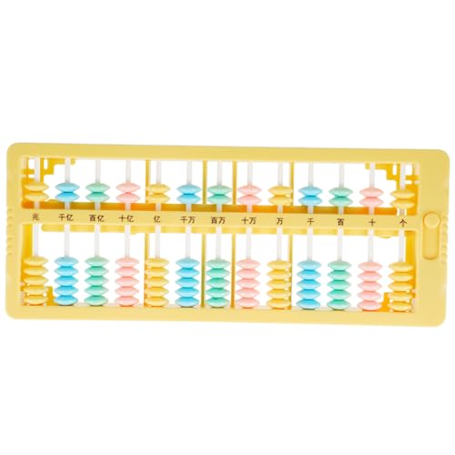 Warmhm Abakus -Lernwerkzeuge 13 Säulenstangen Abakus Abakus-Perlen- berechnender Abakus Banken für Mathematikwerkzeug für Mathe-Tools p.s Yellow Warmhm Abakus -Lernwerkzeuge 13 Säulenstangen Abakus Abakus-Perlen- berechnender Abakus Banken für Mathematikwerkzeug für Mathe-Tools p.s Yellow von Warmhm