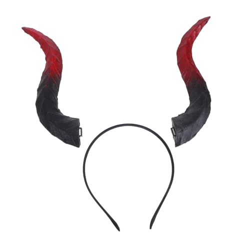 Warmhm Abnehmbares Teufelshorn Stirnband mit Kuh Ohren Elastisches Cosplay Kostümzubehör für Halloween und Karneval Bequemes Langlebiges Design für Erwachsene Vielseitig Kombinierbar Warmhm Abnehmbares Teufelshorn Stirnband mit Kuh Ohren Elastisches Cosplay Kostümzubehör für Halloween und Karneval Bequemes Langlebiges Design für Erwachsene Vielseitig Kombinierbar von Warmhm