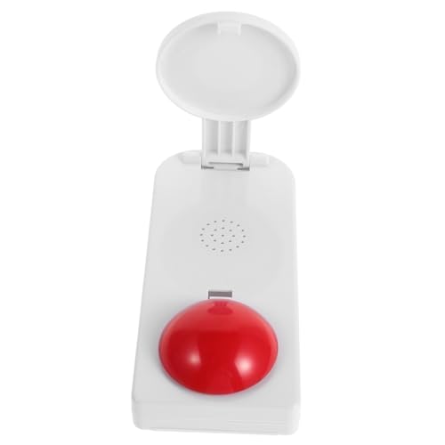 Warmhm Anrufbeantworter Spiel Buzzer Buzzer Taste Buzzer Für Quizspiele Antwort Buzzer Klassenzimmer Buzzer Für Quizspiele Buzzer Taste Buzzer Für Gameshow Hand Buzzer Kunststoff Rot von Warmhm