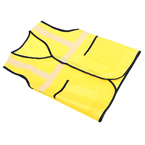 Warmhm Arbeitskleidung für Jungs Kostüme Weste Schürze Kleinkind LED halloween kleider für verkleidung kinderspielzeug mancaped Bauzubehör Kindergemüse Stoff Yellow von Warmhm