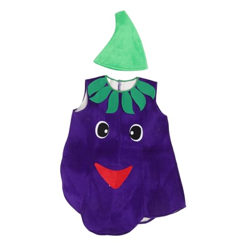 Warmhm Auberginenkostüm Weichem Leichtes Cosplay Kostüm für Mädchen Teiliges Gemüse Kostüm für Fasching Karneval Bühnenauftritte und Fotoshootings Warmhm Auberginenkostüm Weichem Leichtes Cosplay Kostüm für Mädchen Teiliges Gemüse Kostüm für Fasching Karneval Bühnenauftritte und Fotoshootings von Warmhm