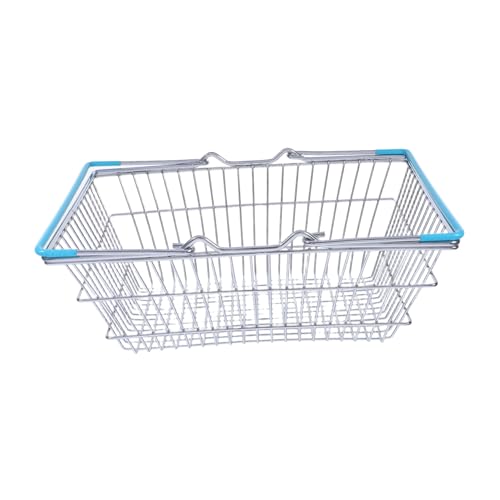 Warmhm Aufbewahrungskorb Für Küchenspielzeug Mini-einkaufskorb- Kleiner Korb Mit Henkel -einkaufswagen Kleine Körbe Mit Griffen Für Eisen Sky-Blue Warmhm Aufbewahrungskorb Für Küchenspielzeug Mini-einkaufskorb- Kleiner Korb Mit Henkel -einkaufswagen Kleine Körbe Mit Griffen Für Eisen Sky-Blue von Warmhm