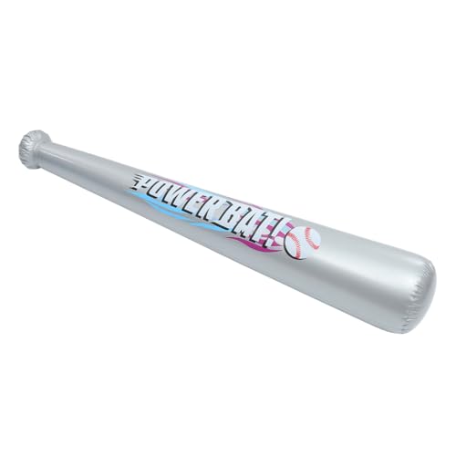 Warmhm Aufblasbarer Baseballschläger Schaum Glücklich Geburtstag Party Fledermäuse Federnd Dekorationen Kinderspielzeug Aufblasbarer Stock Grey PVC von Warmhm