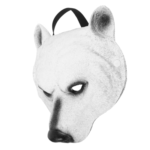 Warmhm Bärenmaske Cosplay Tiermaske Realistische Party Maske für Halloween und Karneval Weiche PU Maske mit Verstellbarem Gummiband für Festlichkeiten und Kostümpartys Warmhm Bärenmaske Cosplay Tiermaske Realistische Party Maske für Halloween und Karneval Weiche PU Maske mit Verstellbarem Gummiband für Festlichkeiten und Kostümpartys von Warmhm