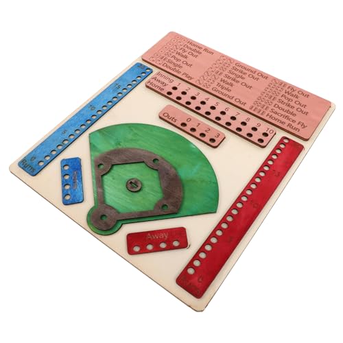 Warmhm Baseball-Brettspiel Tabletop-Baseballspiel Baseball -Brettspiele hölzern Warmhm Baseball-Brettspiel Tabletop-Baseballspiel Baseball -Brettspiele hölzern von Warmhm