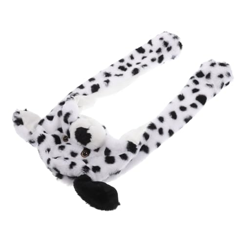 Warmhm Bewegliche Ohren Plüschtiere Hut Für Erwachsene Lustige Tiermütze Mit Wackelohren Für Halloween Weihnachten Cosplay Und Partys Wintermütze Mit Warmem von Warmhm